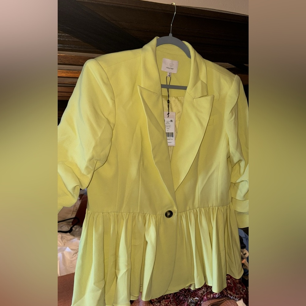 Cinq à Sept Kourtney Yellow Blazer